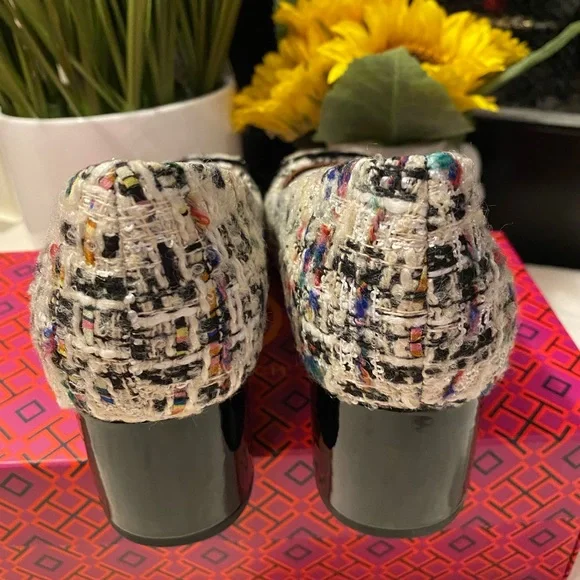 Tory Burch GIGI Tweed Pointy Toe Pump - Picture 9 of 10